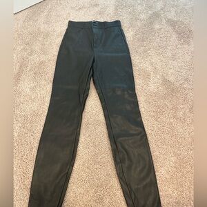 Zara faux leather pants
